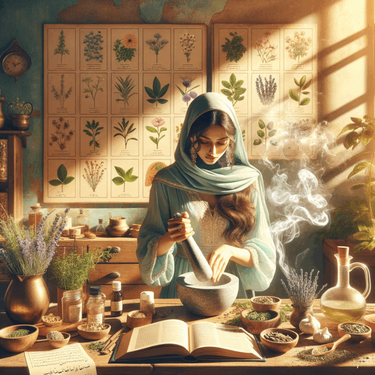 Generate an eye-catching, high-quality featured image prompt for a blog post about: Herbal Headache