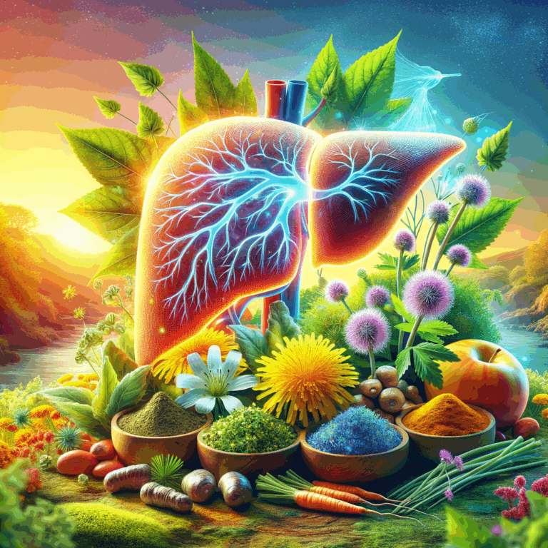 Generate an eye-catching, high-quality featured image prompt for a blog post about: Liver Detox Herb