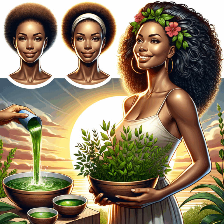 Generate an eye-catching, high-quality featured image prompt for a blog post about: Herbal Hair Grow