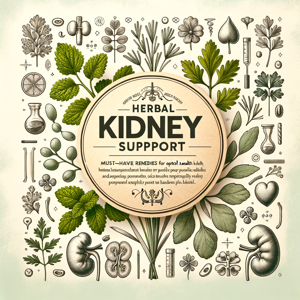 Generate an eye-catching, high-quality featured image prompt for a blog post about: Herbal Kidney Su
