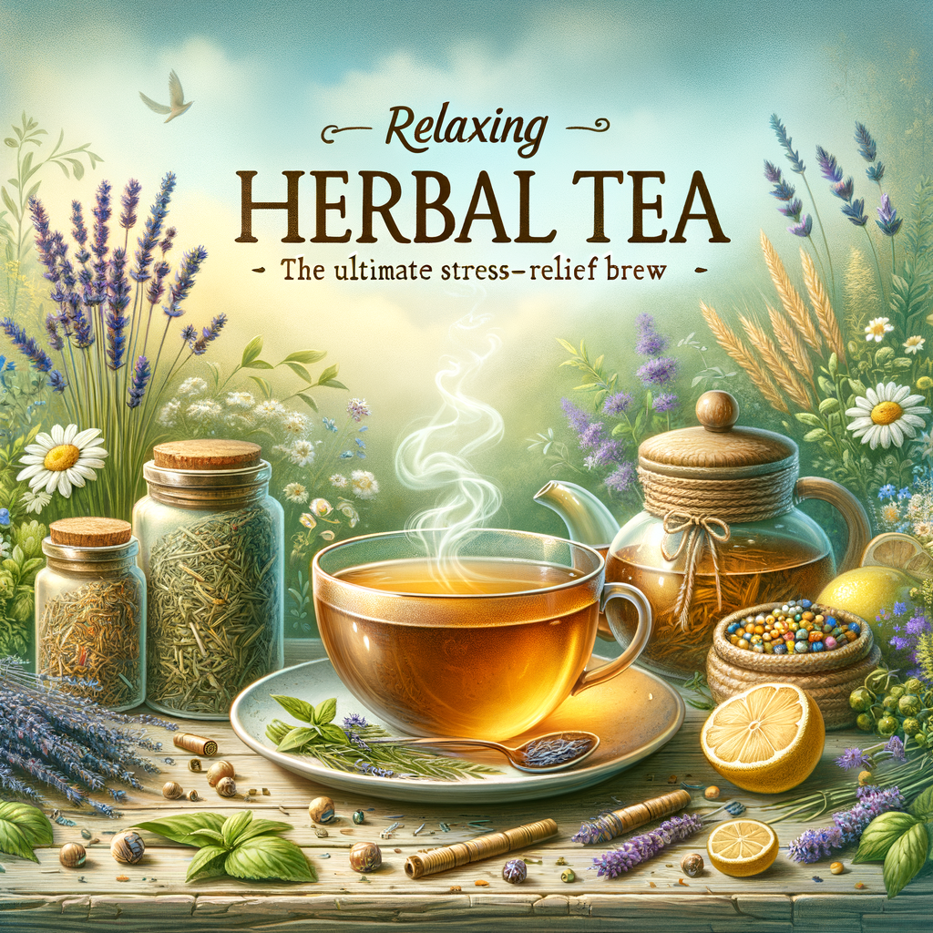 Generate an eye-catching, high-quality featured image prompt for a blog post about: Relaxing Herbal