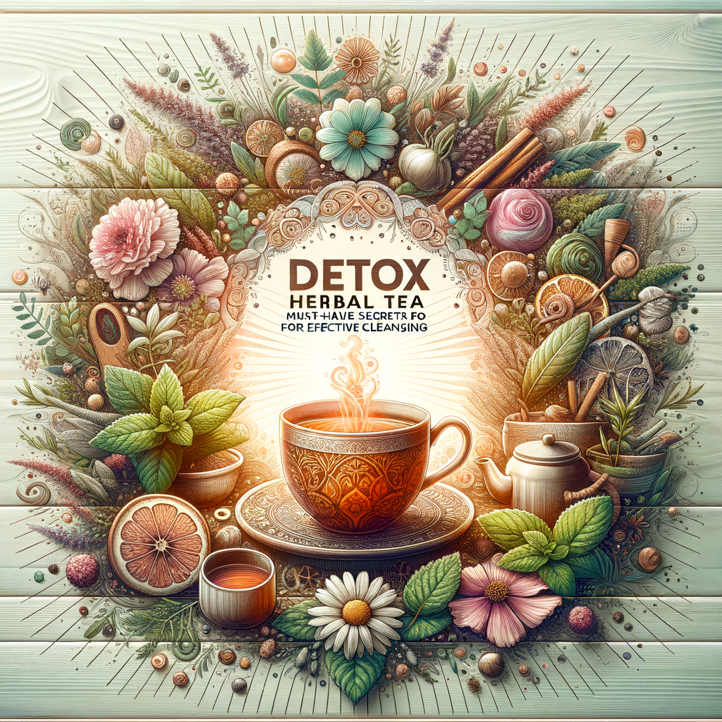 Generate an eye-catching, high-quality featured image prompt for a blog post about: Detox Herbal Tea