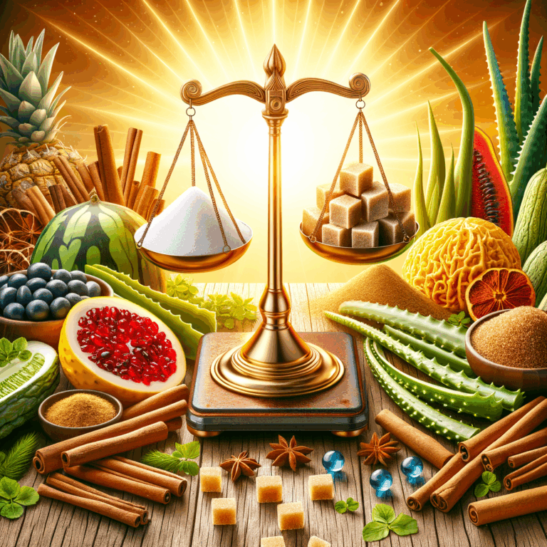 Generate an eye-catching, high-quality featured image prompt for a blog post about: Blood Sugar Herb