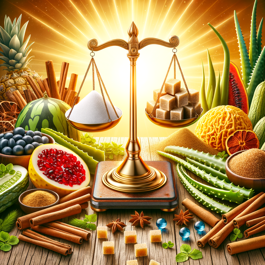 Generate an eye-catching, high-quality featured image prompt for a blog post about: Blood Sugar Herb