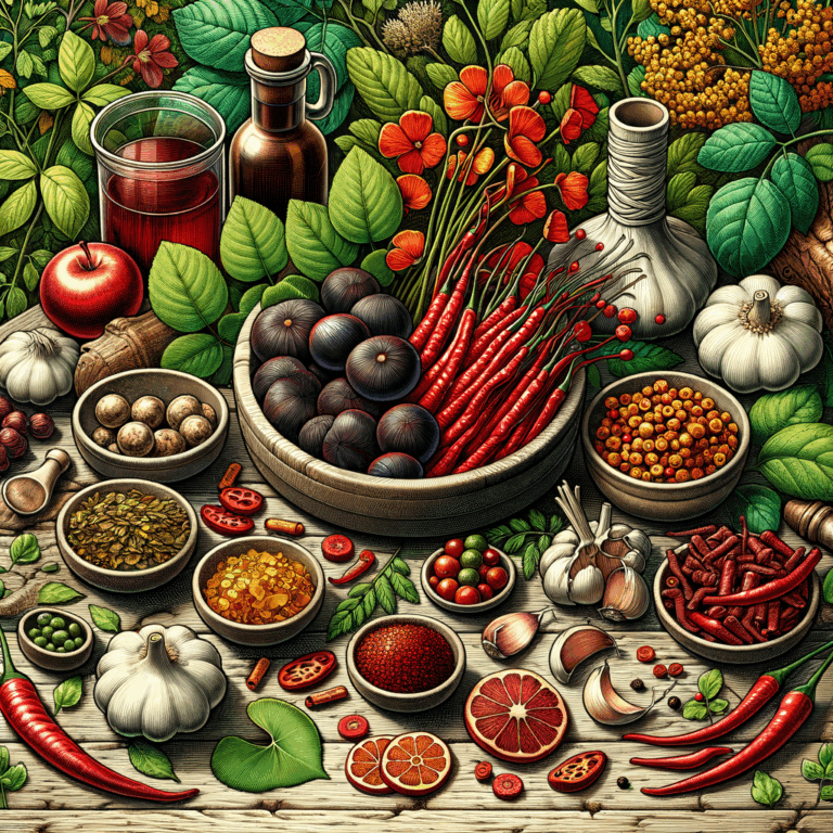 Generate an eye-catching, high-quality featured image prompt for a blog post about: Herbal Blood Cir
