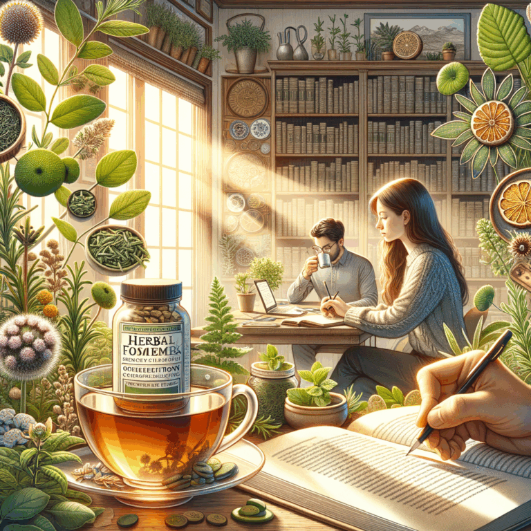 Generate an eye-catching, high-quality featured image prompt for a blog post about: Herbal Focus Rem