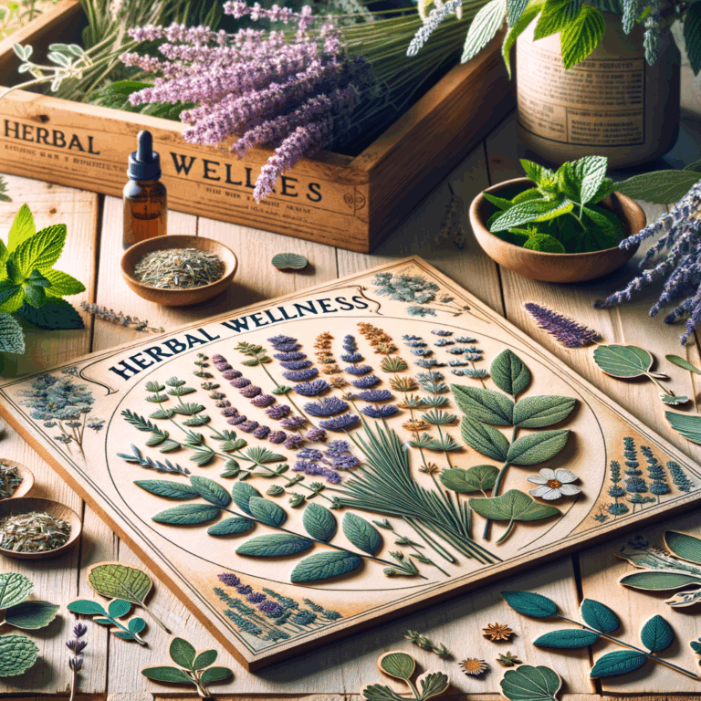 Generate an eye-catching, high-quality featured image prompt for a blog post about: Herbal Wellness: