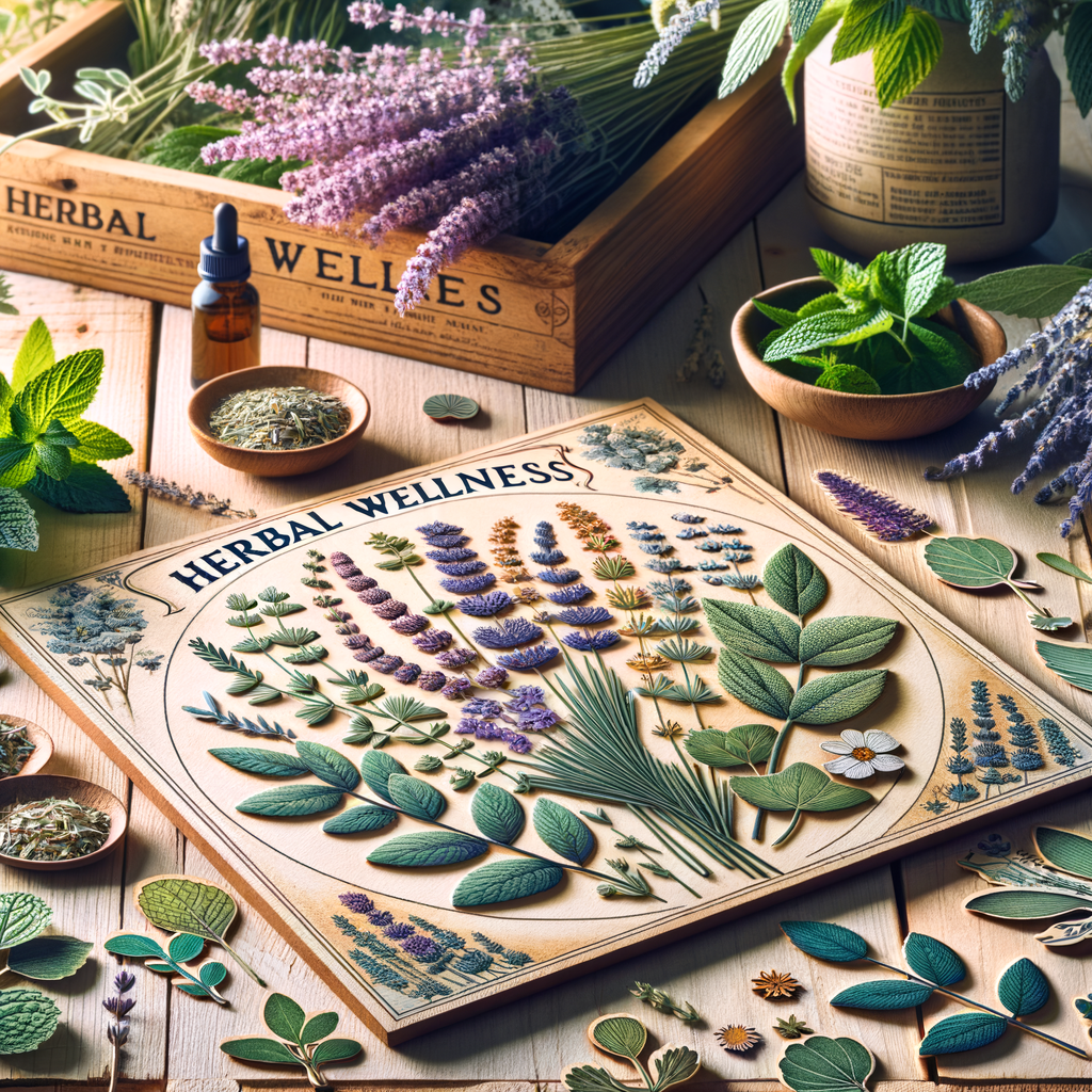 Generate an eye-catching, high-quality featured image prompt for a blog post about: Herbal Wellness: