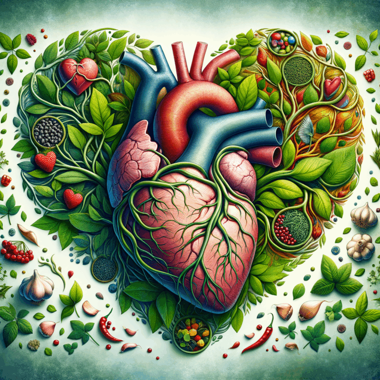 Generate an eye-catching, high-quality featured image prompt for a blog post about: Herbal Cardiovas