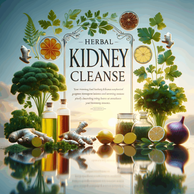 Generate an eye-catching, high-quality featured image prompt for a blog post about: Herbal Kidney Cl
