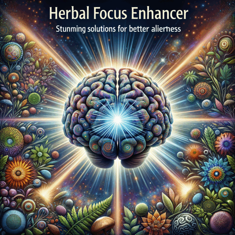 Generate an eye-catching, high-quality featured image prompt for a blog post about: Herbal Focus Enh
