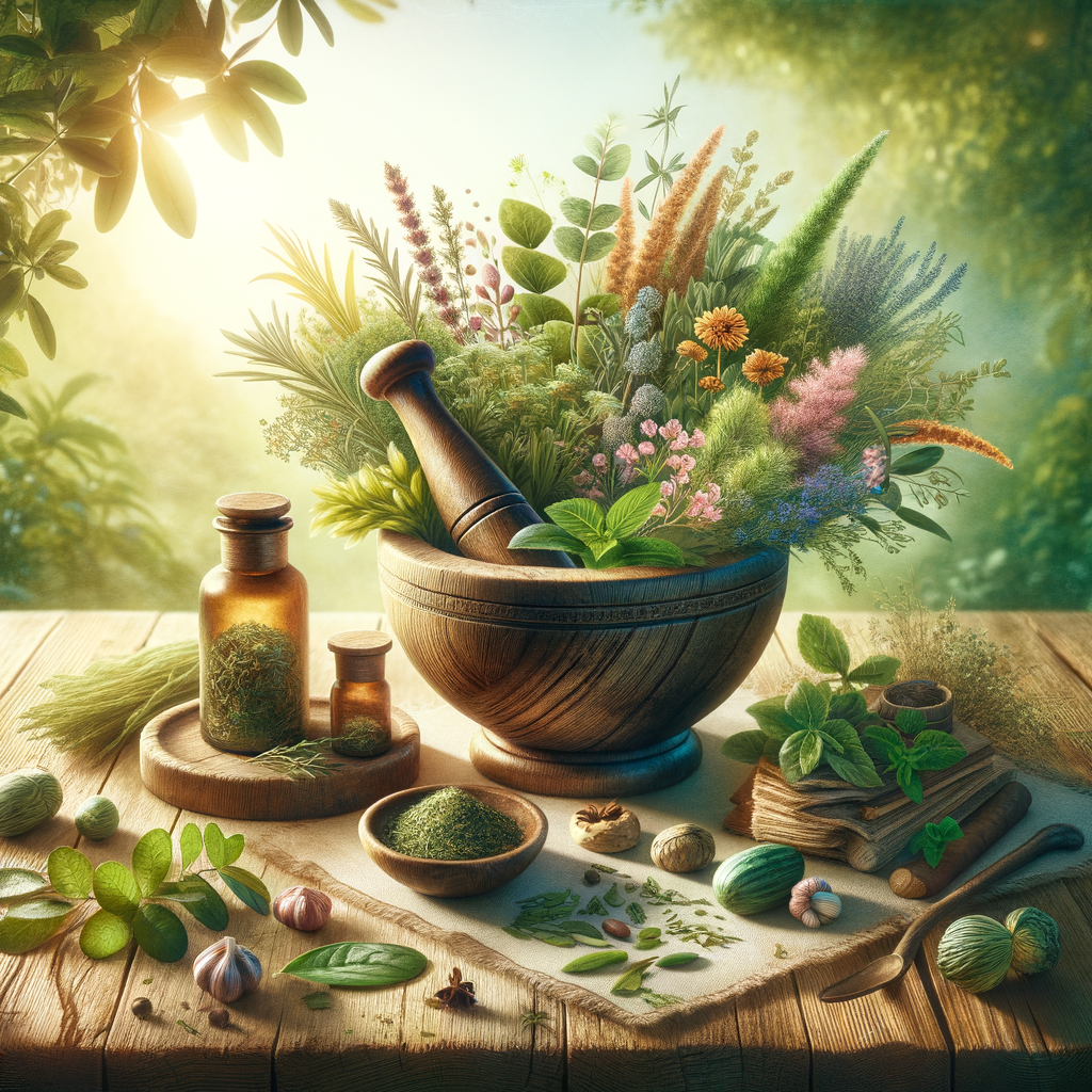 Generate an eye-catching, high-quality featured image prompt for a blog post about: Herbal Detox Rem