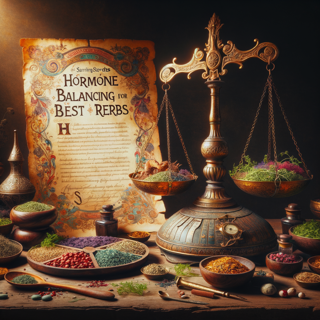 Generate an eye-catching, high-quality featured image prompt for a blog post about: Hormone Balancin