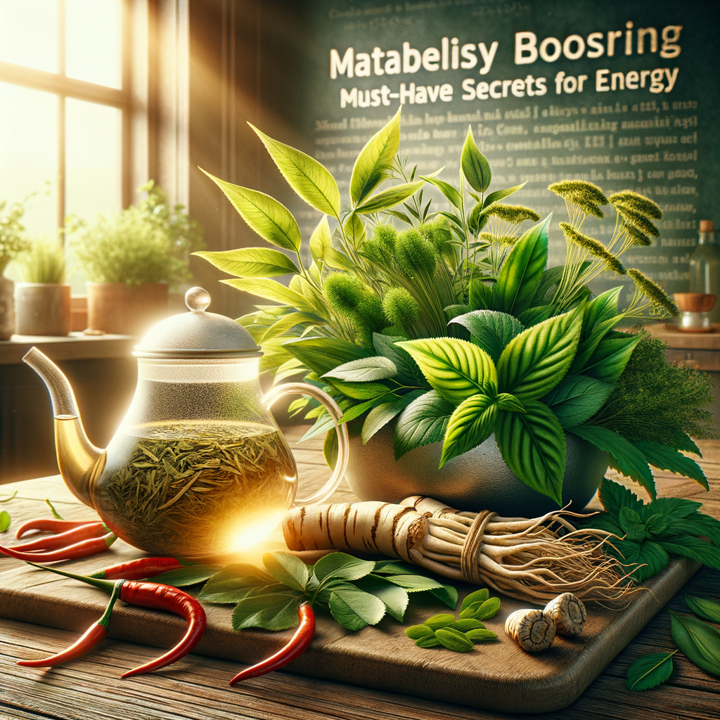 Generate an eye-catching, high-quality featured image prompt for a blog post about: Metabolism Boost