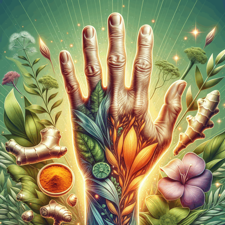 Generate an eye-catching, high-quality featured image prompt for a blog post about: Arthritis Herbal