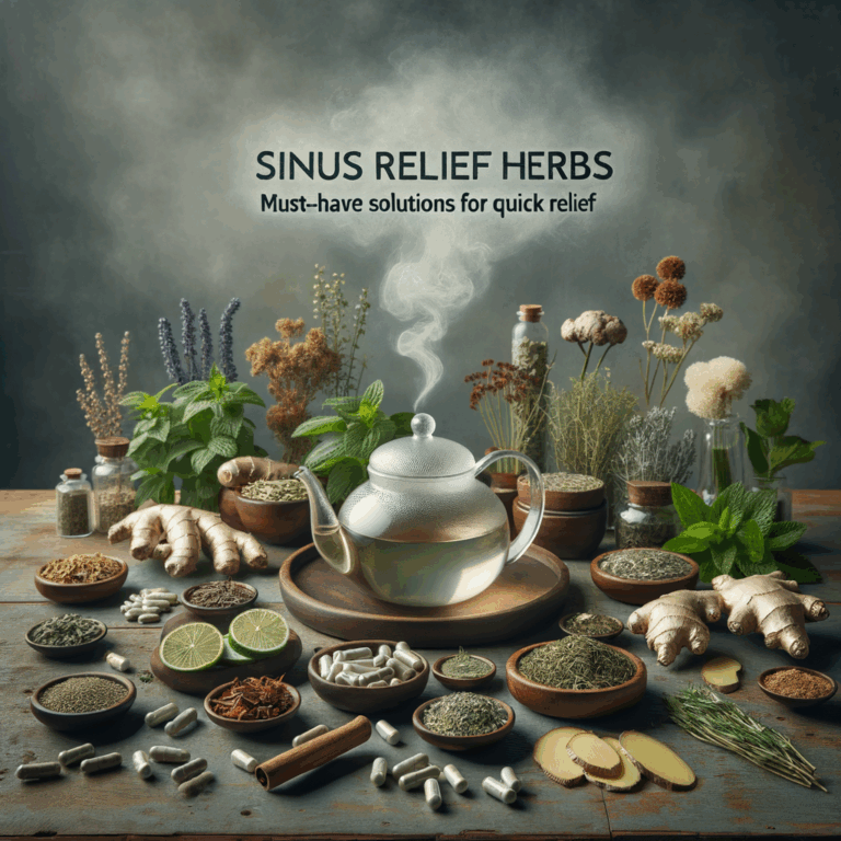 Generate an eye-catching, high-quality featured image prompt for a blog post about: Sinus Relief Her