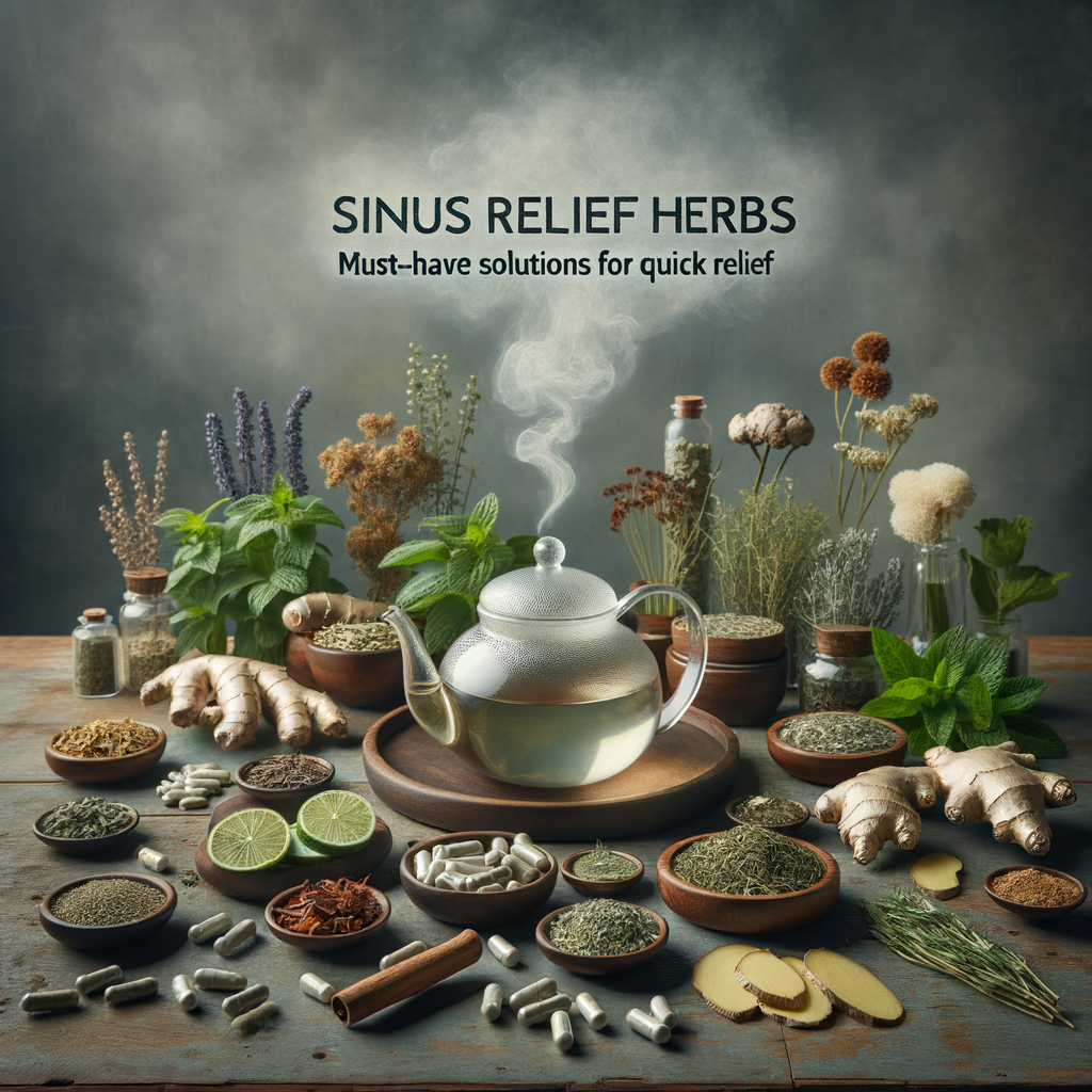 Generate an eye-catching, high-quality featured image prompt for a blog post about: Sinus Relief Her