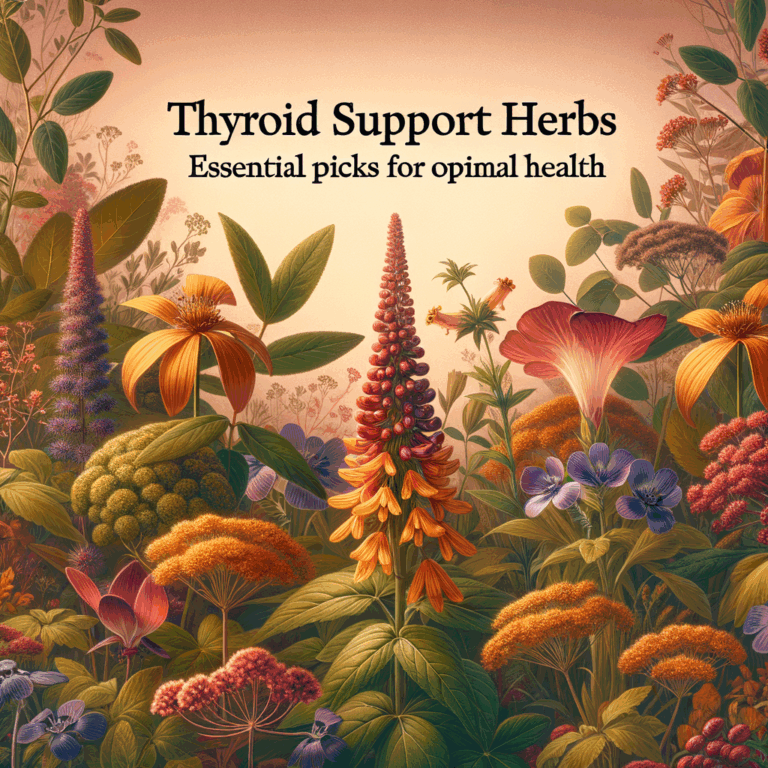 Generate an eye-catching, high-quality featured image prompt for a blog post about: Thyroid Support