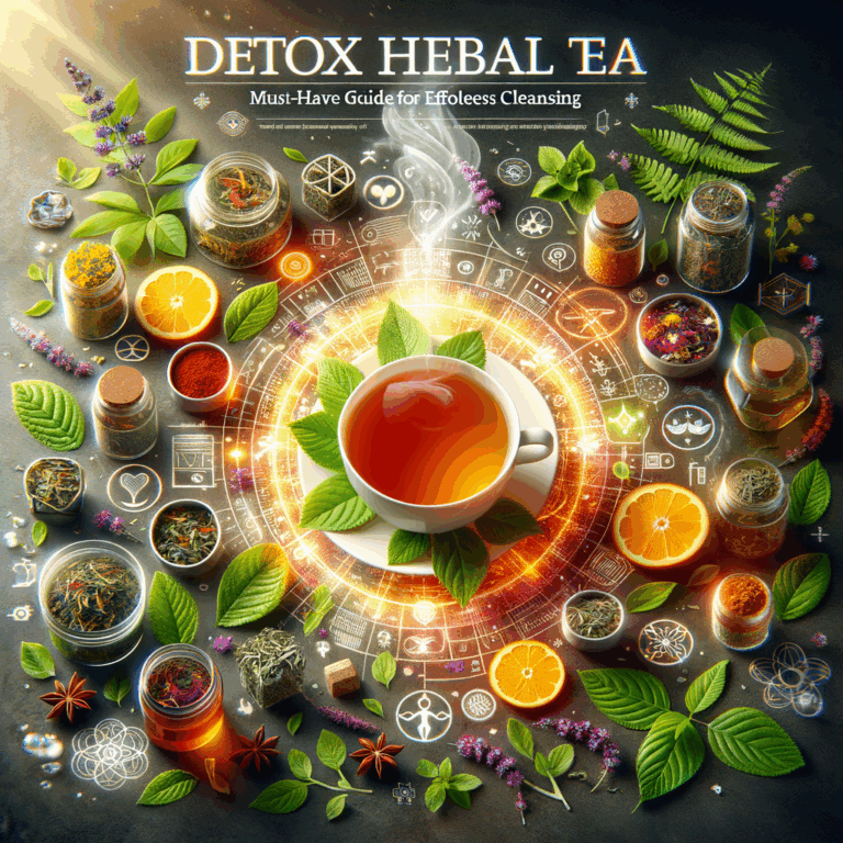 Generate an eye-catching, high-quality featured image prompt for a blog post about: Detox Herbal Tea