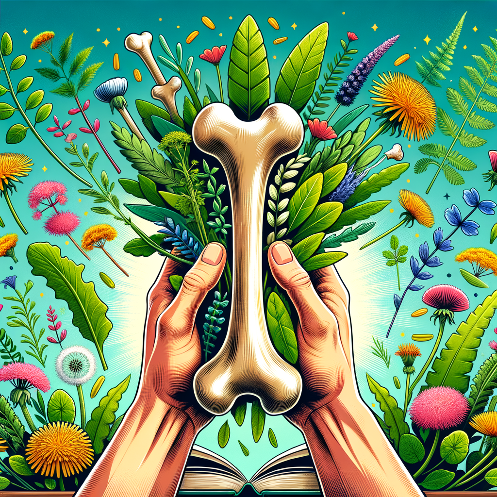 Generate an eye-catching, high-quality featured image prompt for a blog post about: Herbal Bone Heal