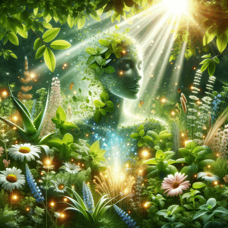 Generate an eye-catching, high-quality featured image prompt for a blog post about: Skin Glow Herbs: