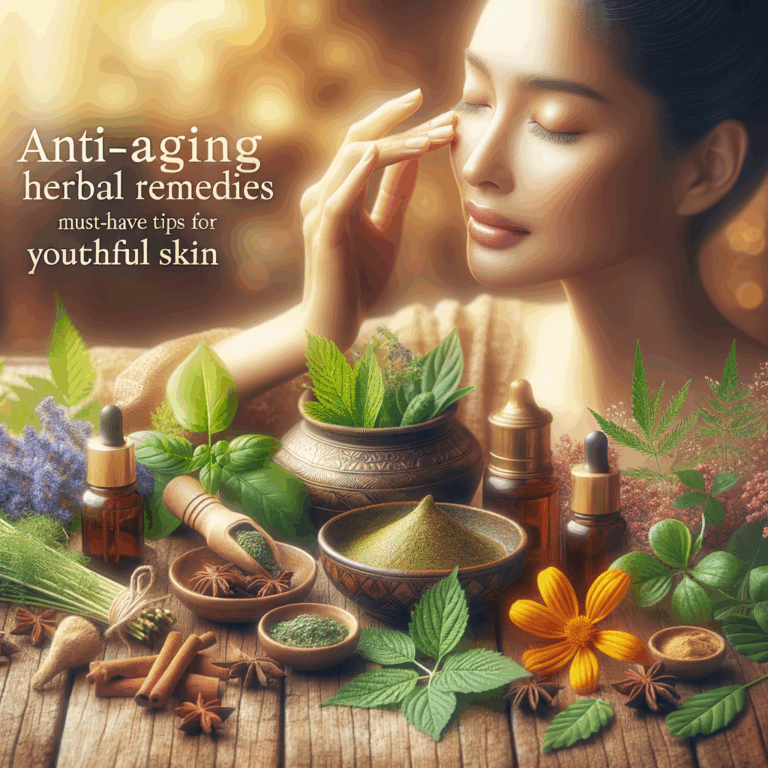 Generate an eye-catching, high-quality featured image prompt for a blog post about: Anti-Aging Herba