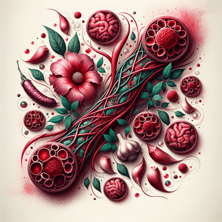 Generate an eye-catching, high-quality featured image prompt for a blog post about: Herbal Blood Cir