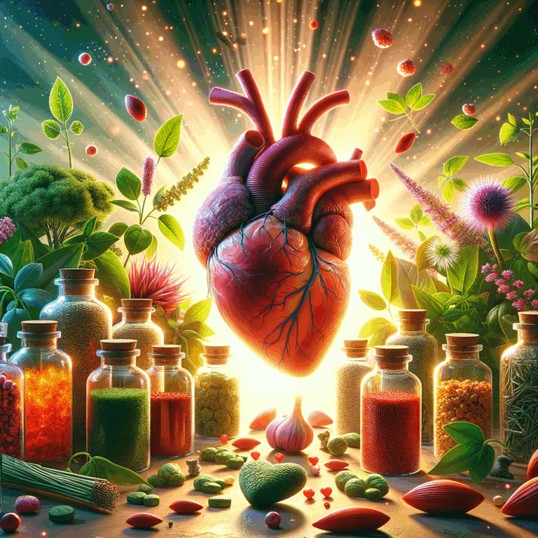 Generate an eye-catching, high-quality featured image prompt for a blog post about: Herbal Cardiovas