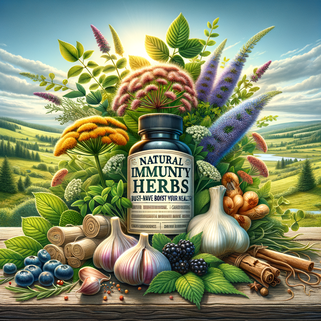 Generate an eye-catching, high-quality featured image prompt for a blog post about: Natural Immune H